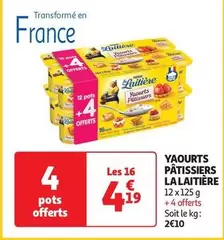 Nestlé - Yaourts Pâtissiers La Laitière 