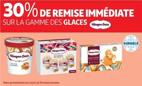 haagen dazs - sur la gamme des glaces