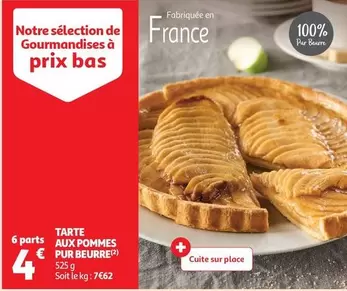 Tarte Aux Pommes Pur Beurre offre à 4€ sur Auchan Supermarché