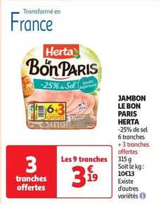 Herta - Jambon Le Bon Paris