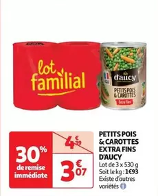 D'aucy - Petits Pois & Carottes Extra Fins