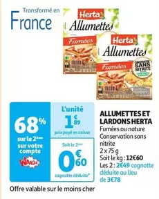 Herta - Allumettes Et Lardons