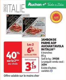 Auchan - Jambon De Parme AOP Tavola In Italia