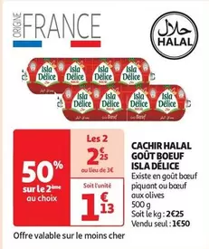 Isla Délice - Cachir Halal Goût Boeuf