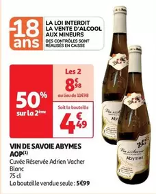 Adrien Vacher - Vin De Savoie Abymes AOP 