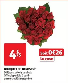 Bouquet De 18 Roses