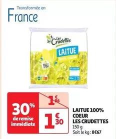 Les Crudettes - Laitue 100% Coeur