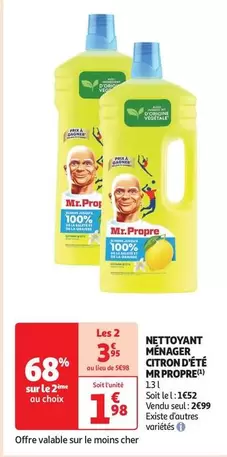 Mr Propre - Nettoyant Ménager Citron Déte