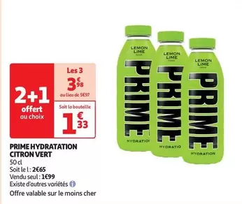 Prime Hydratation - Citron Vert