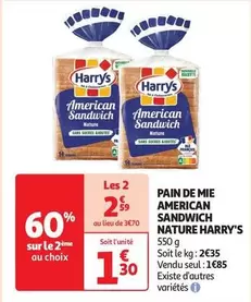 Harry's - Pain De Mie American Sandwich Nature