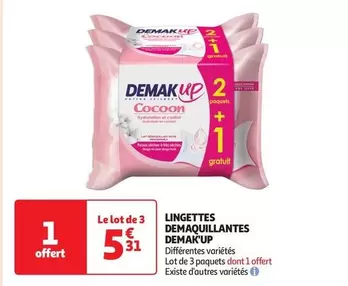 Demak Up - Lingettes Demaquillantes