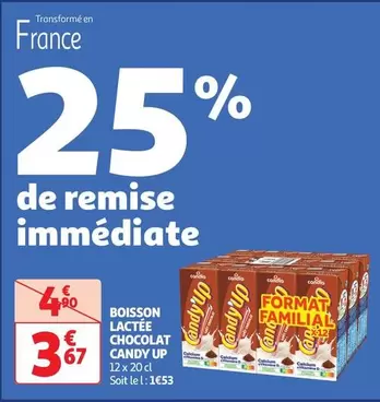 Candia -  Boisson Lactée Chocolat Candy Up