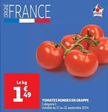 Tomates Rondes En Grappe