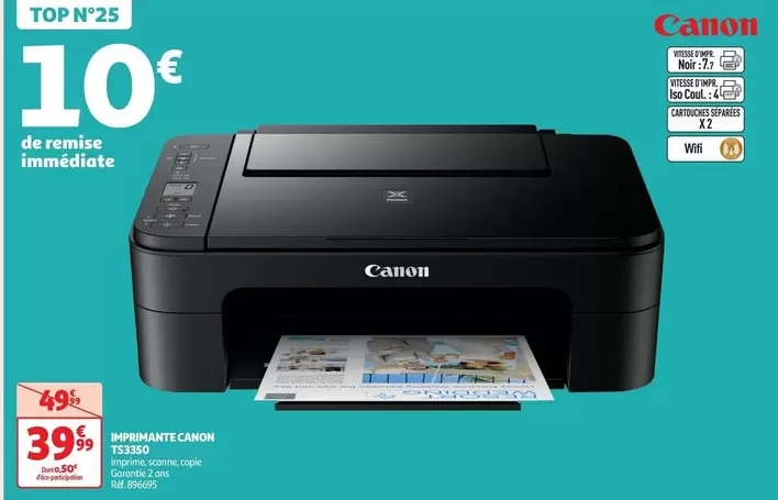 Canon - Imprimante TS3350 