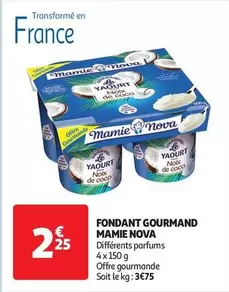 Mamie Nova - Fondant Gourmand