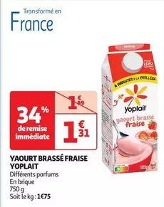 Yoplait - Yaourt Brassé Fraise