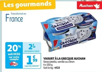 Auchan - Yaourt À La Grecque