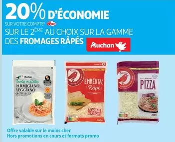 Auchan - Sur La Gamme Des Fromages Rapes