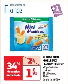 Fleury Michon - Surimi Mini Moelleux