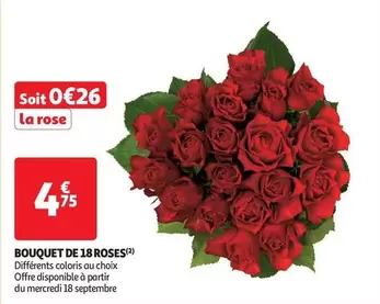 Bouquet De 18 Roses