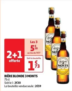 3 Monts - Bière Blonde