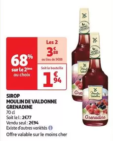 Moulin De Valdonne - Sirop Grenadine