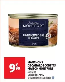 Maison Montfort - Manchons De Canards Confits