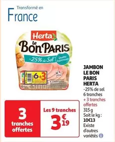 Herta - Jambon Le Bon Paris