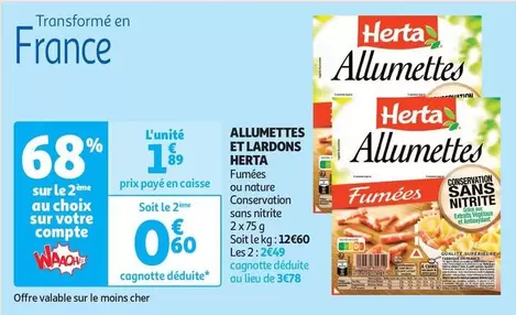 Herta - Allumettes Et Lardons