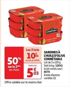 Connetable - Sardines À L'Huile D'Olive