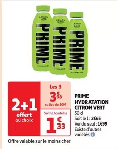 Prime Hydratation - Citron Vert