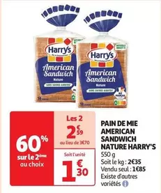 Harry'S - Pain De Mie American Sandwich Nature