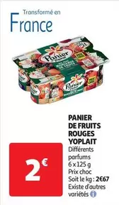 Yoplait - Panier De Fruits Rouges offre à 2€ sur Auchan Supermarché