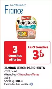 Herta - Jambon Le Bon Paris