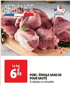 Porc: Épaule Sans Os Pour Sauté