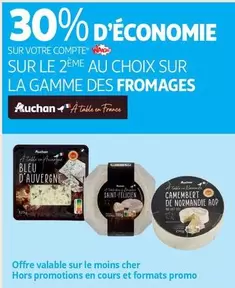 Auchan - Sur La Gamme Des Fromages