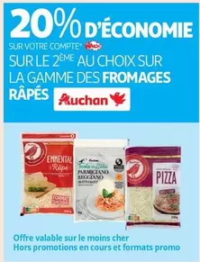 Auchan - Sur La Gamme Des Fromages Râpés 