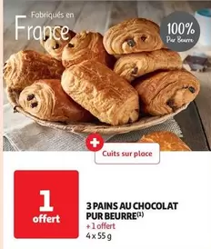 3 Pains Au Chocolat Pur Beurre