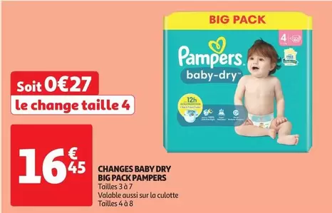 Pampers - Changes Baby Dry Big Pack