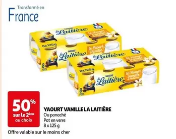 Nestlé - Yaourt Vanille La Laitière  offre sur Auchan Supermarché