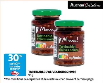 Auchan - Tartinable D'Olives Noires Mmm!