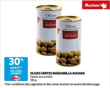 Auchan - Olives Vertes Manzanilla