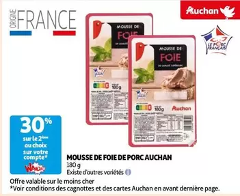 Auchan - Mousse De Foie De Porc