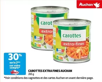 Auchan - Carottes Extra Fines