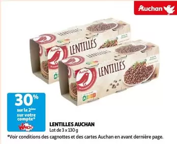 Auchan - Lentilles