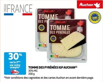 Auchan - Tomme Des Pyrénées IGP