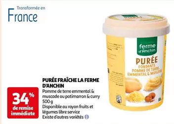 Ferme D'Anchin - Purée Fraîche La Ferme D'Anchin