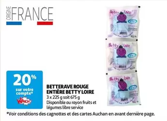 Auchan - Betterave Rouge Entiere Betty Loire