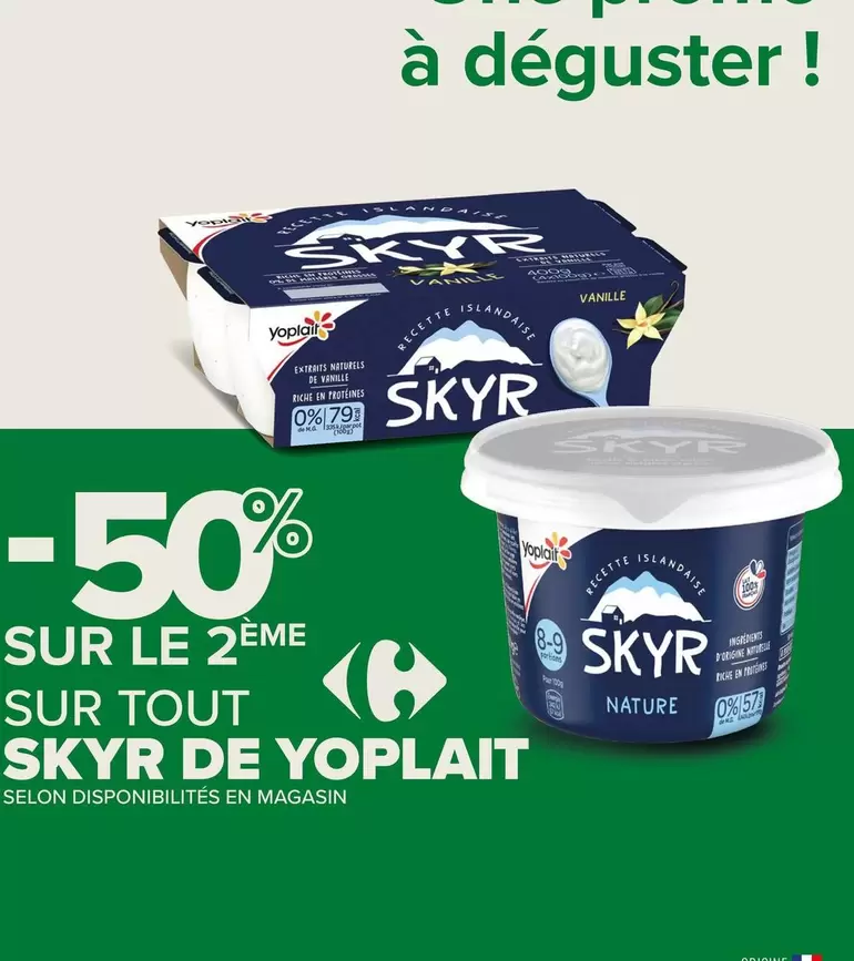 Yoplait - Sur Tout Skyr De offre sur Carrefour Express