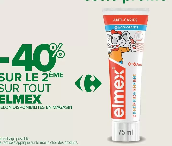 Elmex - Sur Tout offre sur Carrefour Express